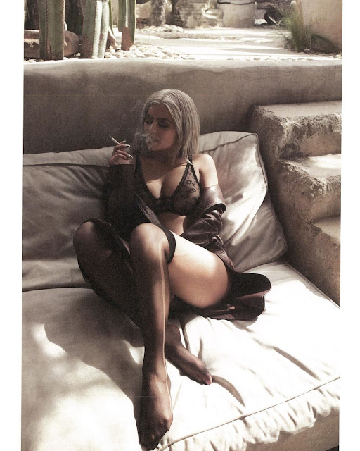 Kylie Jenner Poses in Sheer Lingerie
