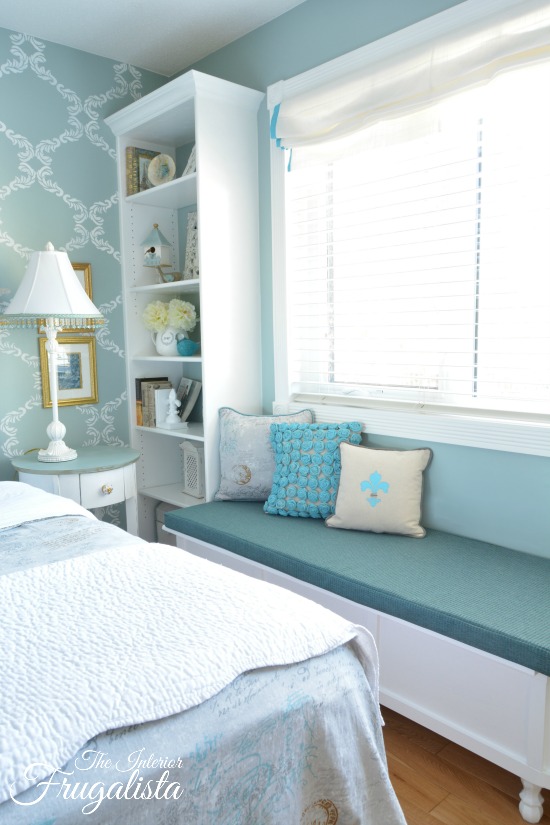 Master Bedroom Built In Window Seat Re Makeover Interior Frugalista Master Bedroom Built In Window Seat Re, Built Ins Around Bedroom Window