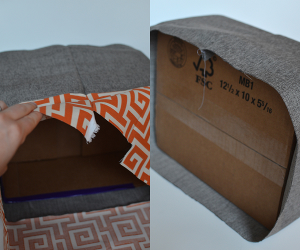 Easy Fabric Covered DIY Storage Box (from Cardboard) – Sustain My