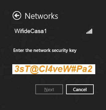 ejemplo de clave segura wifi
