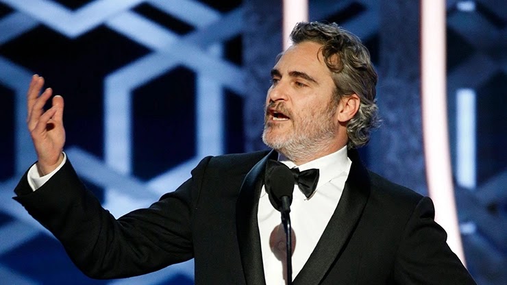 Хоакин Феникс на вручении премии Golden Globe Awards Хоакин Феникс на Golden Globe Awards