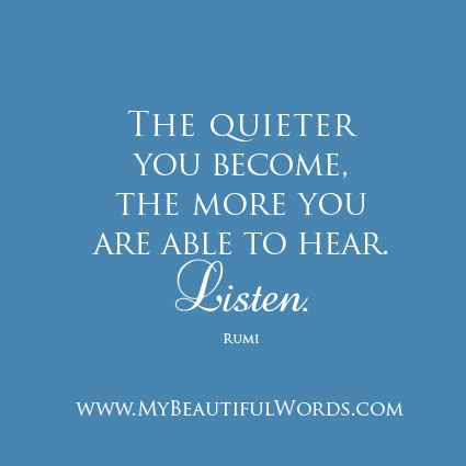 My Beautiful Words.: Listen...