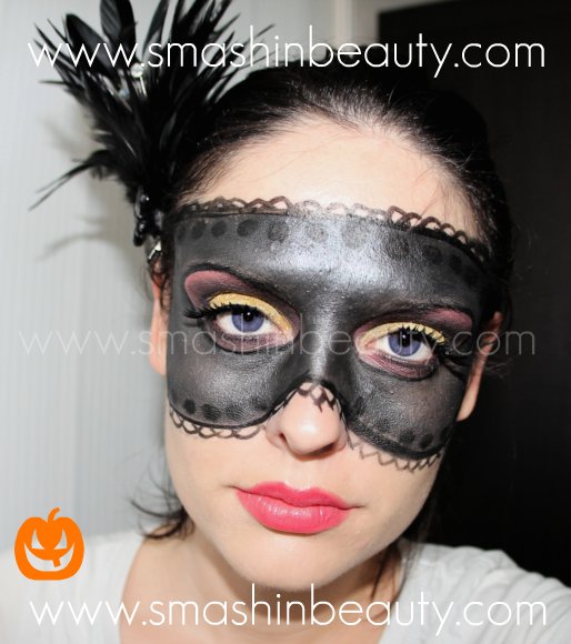 Venetian Mask Makeup Tutorial Smashinbeauty - Masquerade Mask Diy Makeup