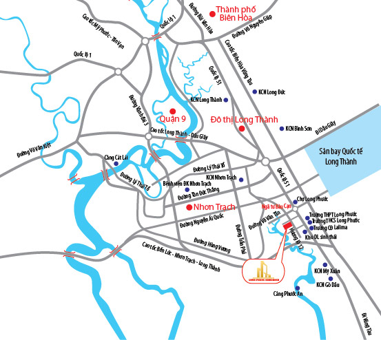 vị trí dự án long phước residence