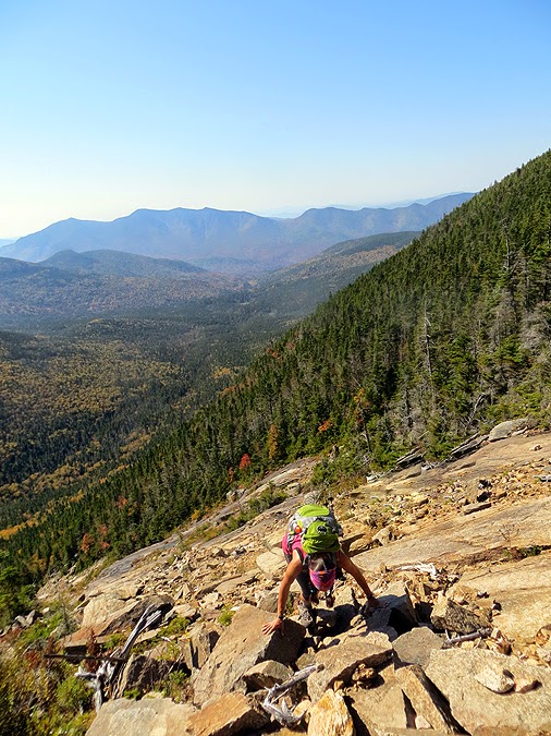 Hiking in the White Mountains Slide With Me Arrow and Cedar Slides