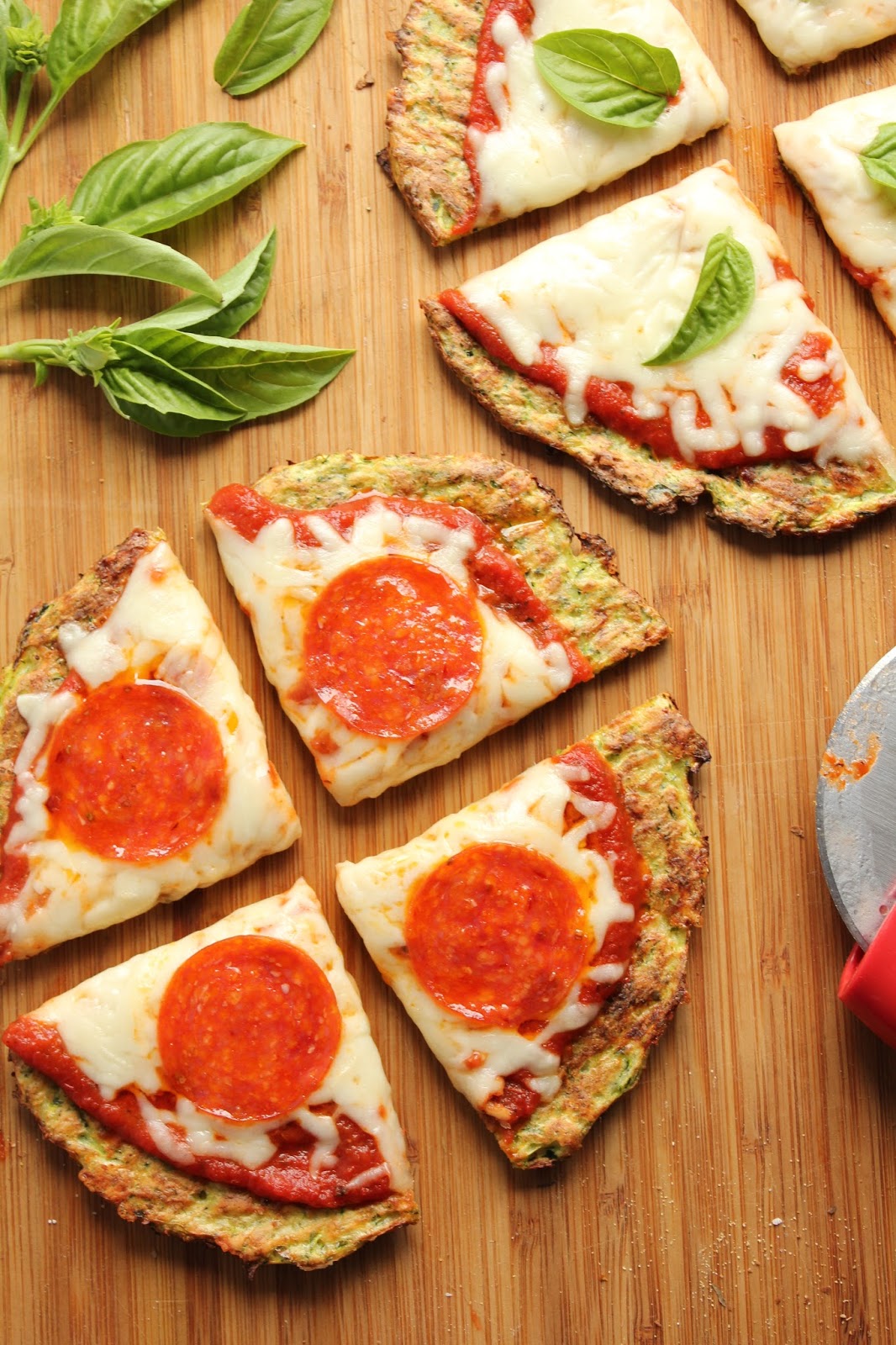 Zucchini Crust Pizza