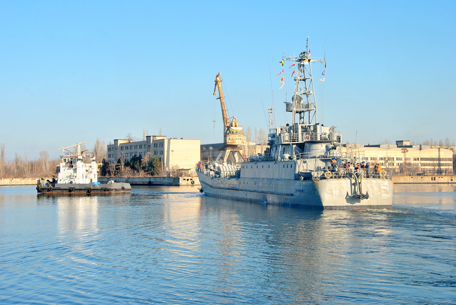 Десантний корабель Юрій Олефіренко вийшов з ремонту