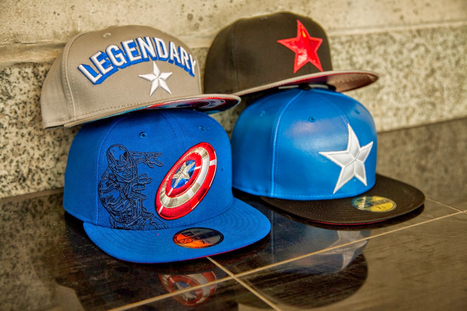 Marvel x New Era Captain America The Winter Soldier Hat Collection