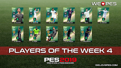 Players of the Week 4 | POTW 4 | PES 2019