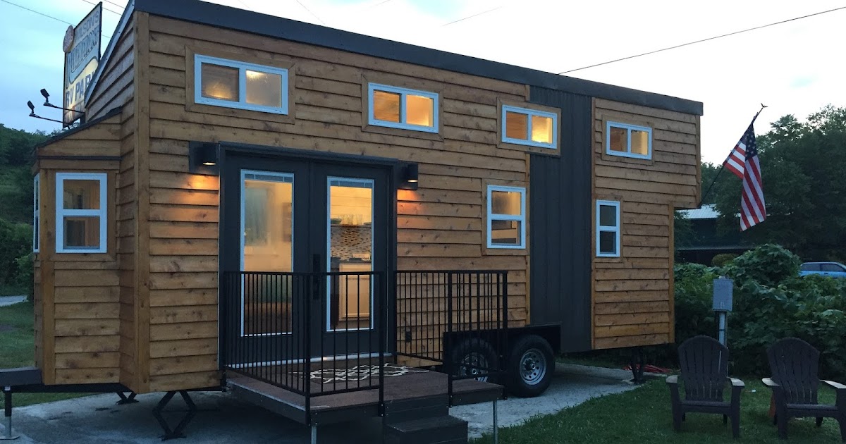 Luxurious Tiny House in Tennessee (280 Sq Ft) [ TINY HOUSE TOWN ]