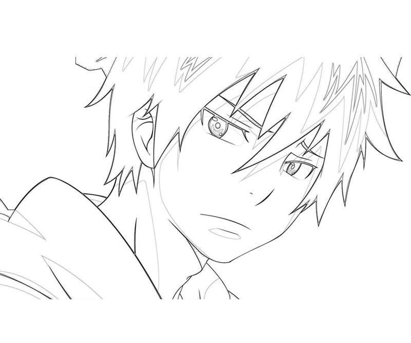 Rin Okumura Demon Coloring Pages Coloring Pages