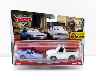 pixar cars artie and brian fee clamp 