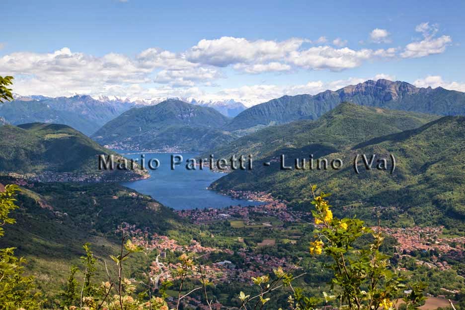 Panorama sul lago di Lugano Panorama sul lago di Lugano