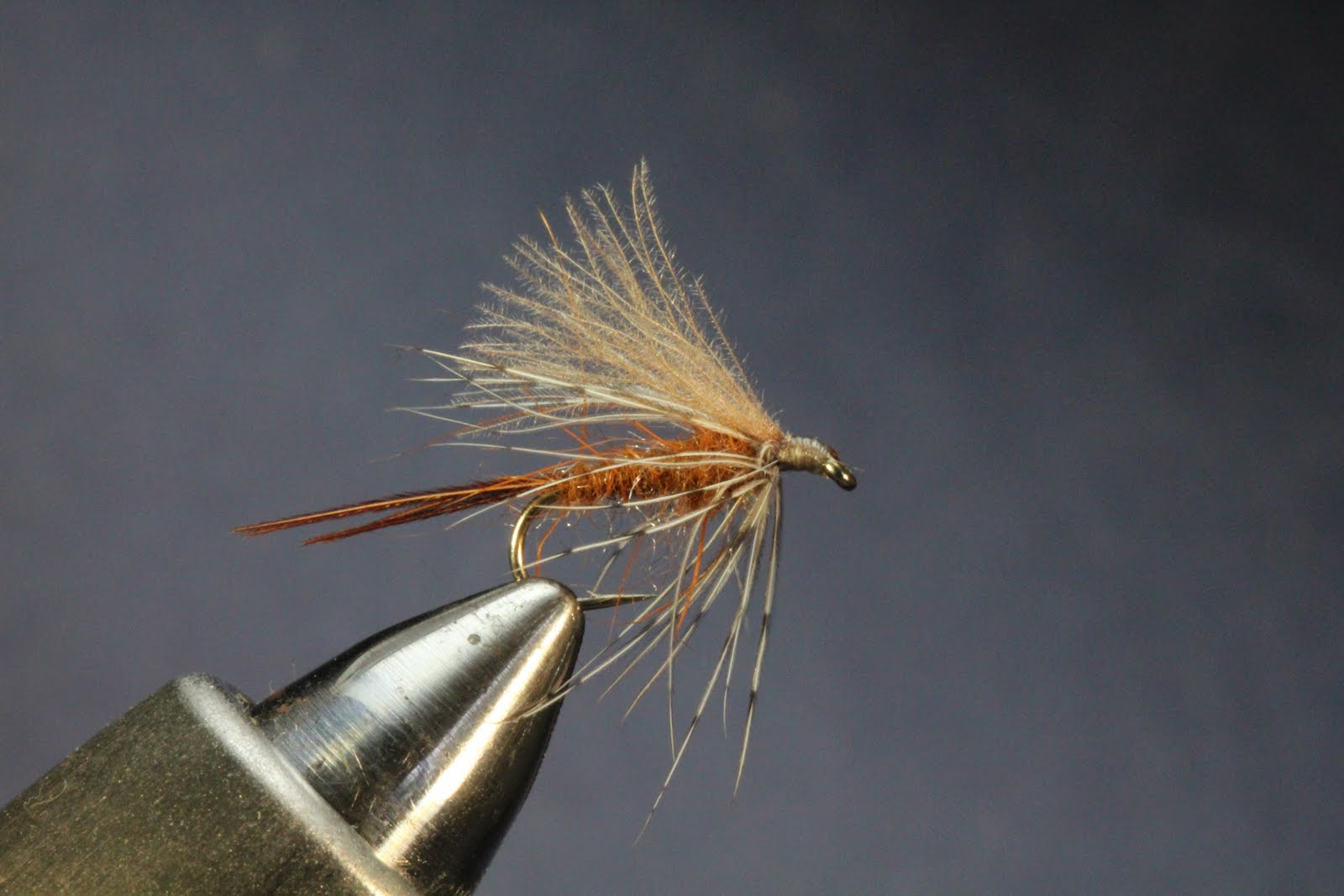 Fly Fishing and Fly Tying March Brown Emerger and dry fly