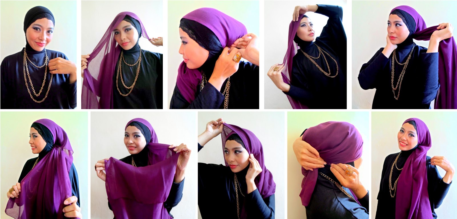 Hijabers Tutorial Sakinah Februari 2013 Hijabers Tutorial Sakinah Februari 2013