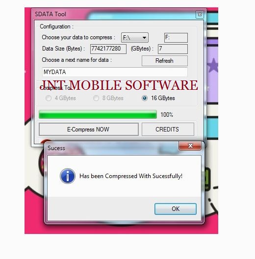 Sdata tool 4gb to 16gb