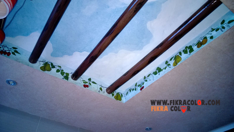 جديد ديكورات الجبس مع احدث انواع الدهانات fikra color
