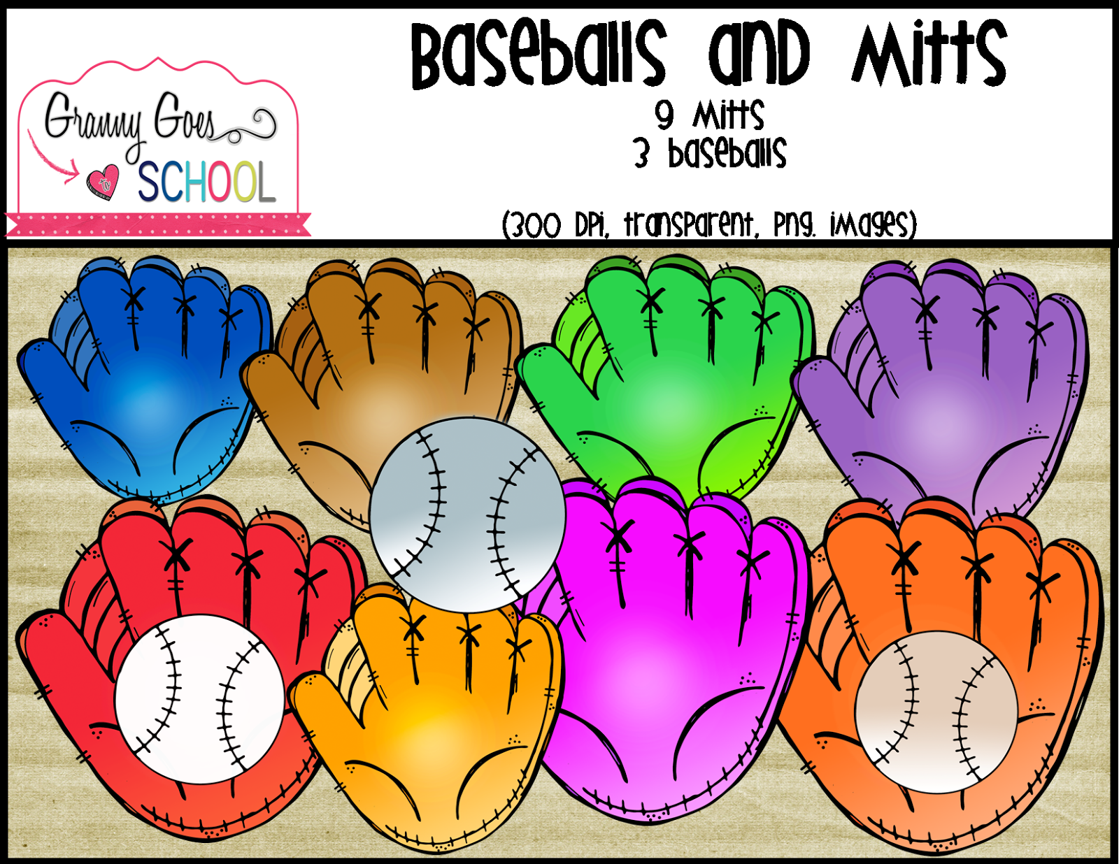 http://www.teacherspayteachers.com/Product/Baseballs-and-Mitts-Clip-Art-1499099