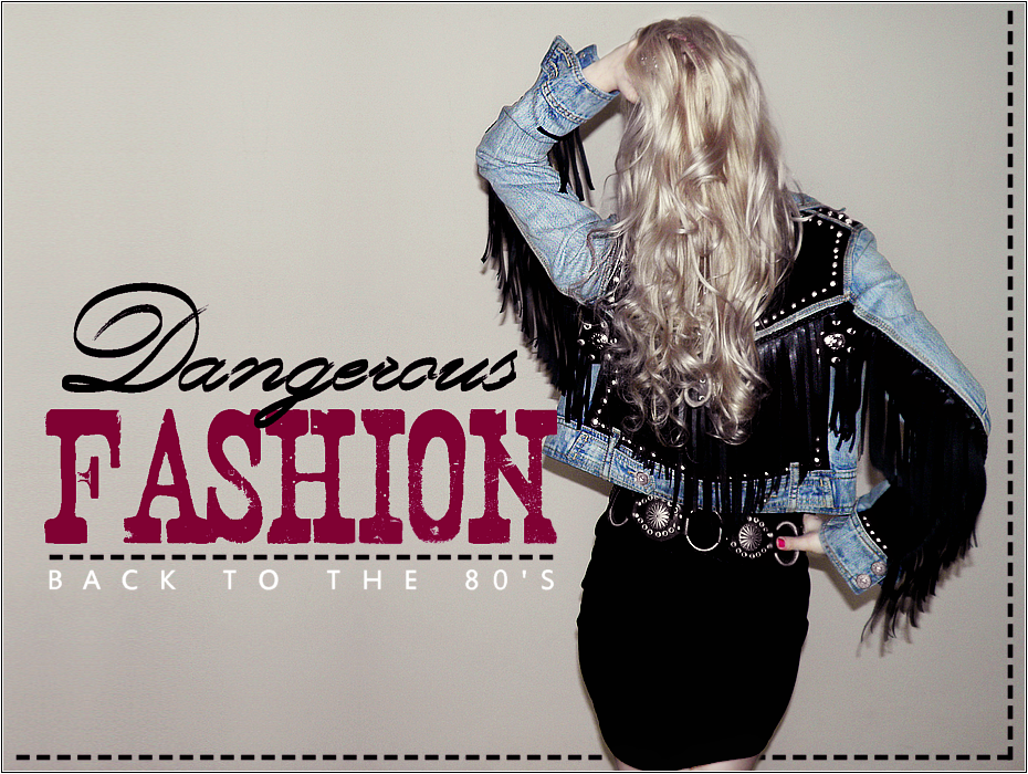 Dangerous Fashion, Missi Rose, 80's Rock Style, DIY