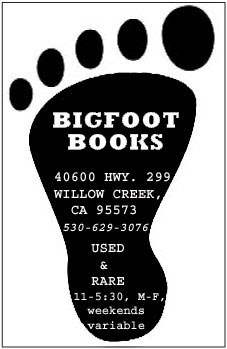 Visit Bigfoot Books in Town or Online