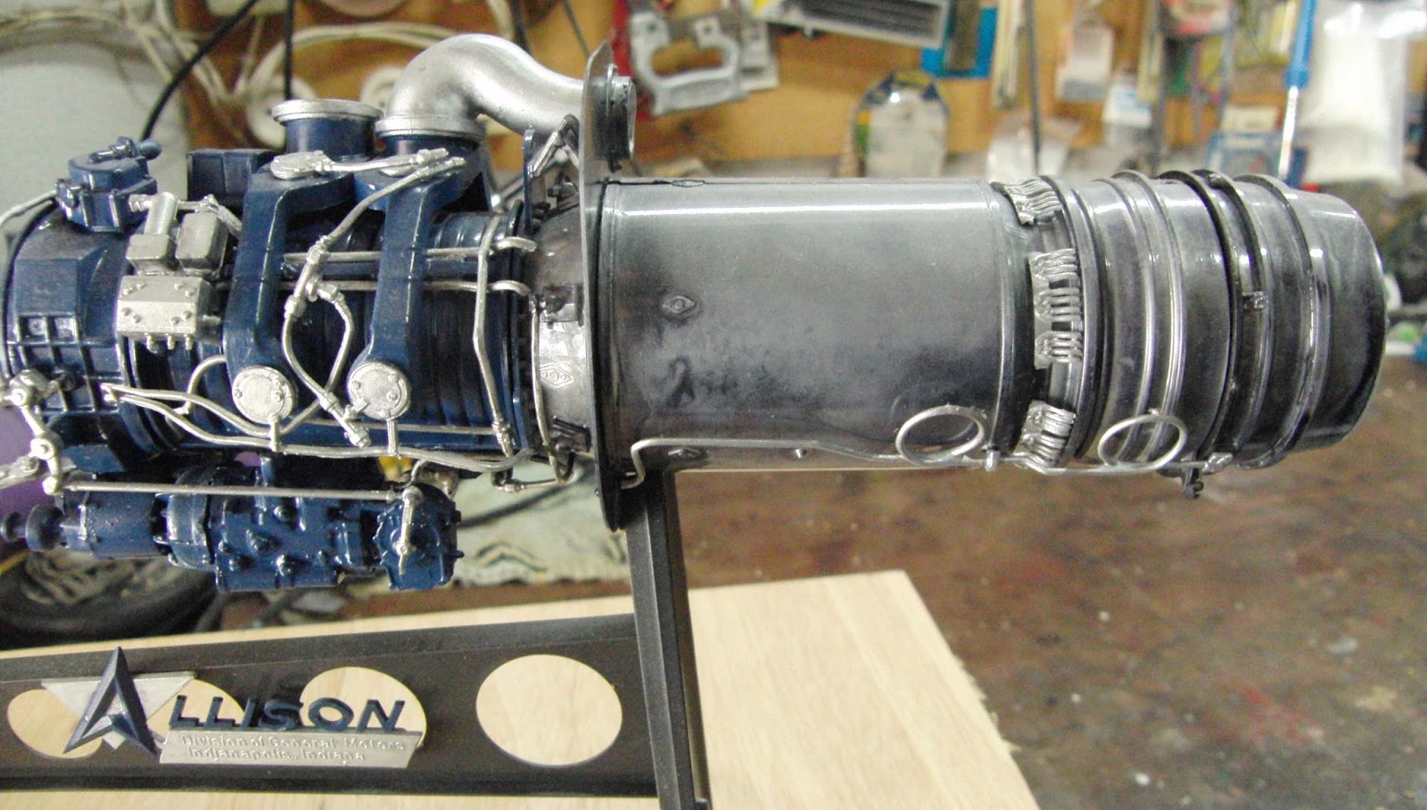 JN Model kits Review Revell 1/10 Allison Turboprop Engine