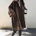 Long Sleeve Lapel Pockets Coats