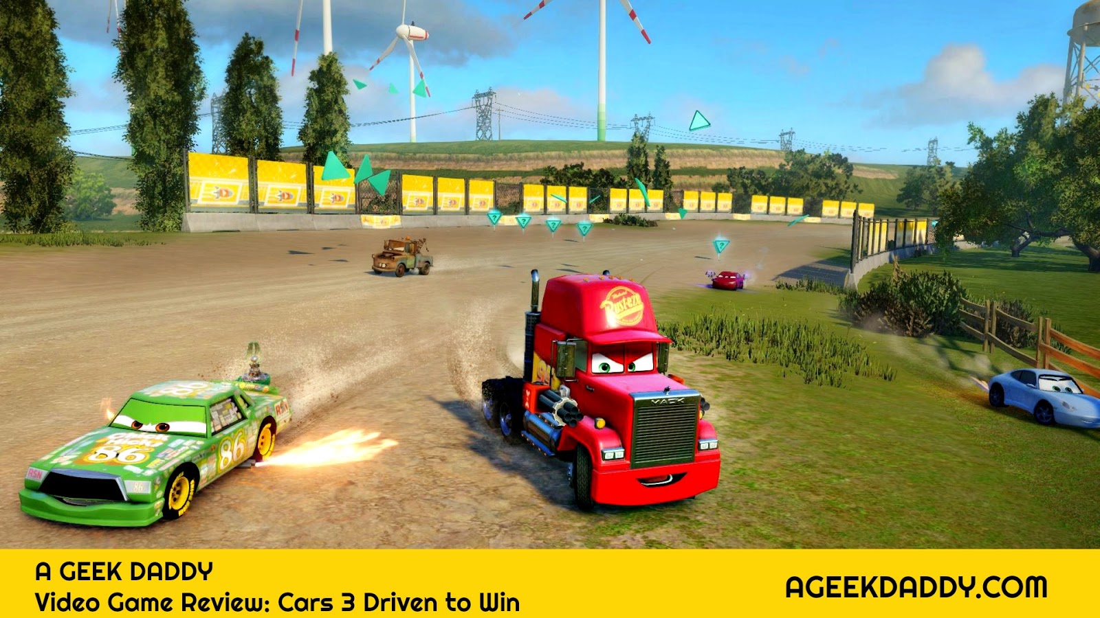 A GEEK DADDY CARS 3 DRIVEN TO WIN VIDEO GAME