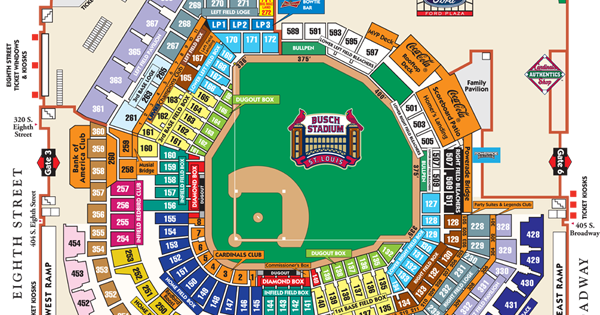 Busch Stadium Interactive Seating Chart