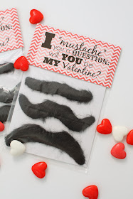 Mustache Valentines from I Can Teach My Child