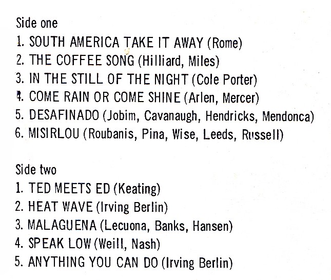 Ted Heath With Edmundo Ros Swing Meets Latin Ted Heath With Edmundo Ros Swing Meets Latin