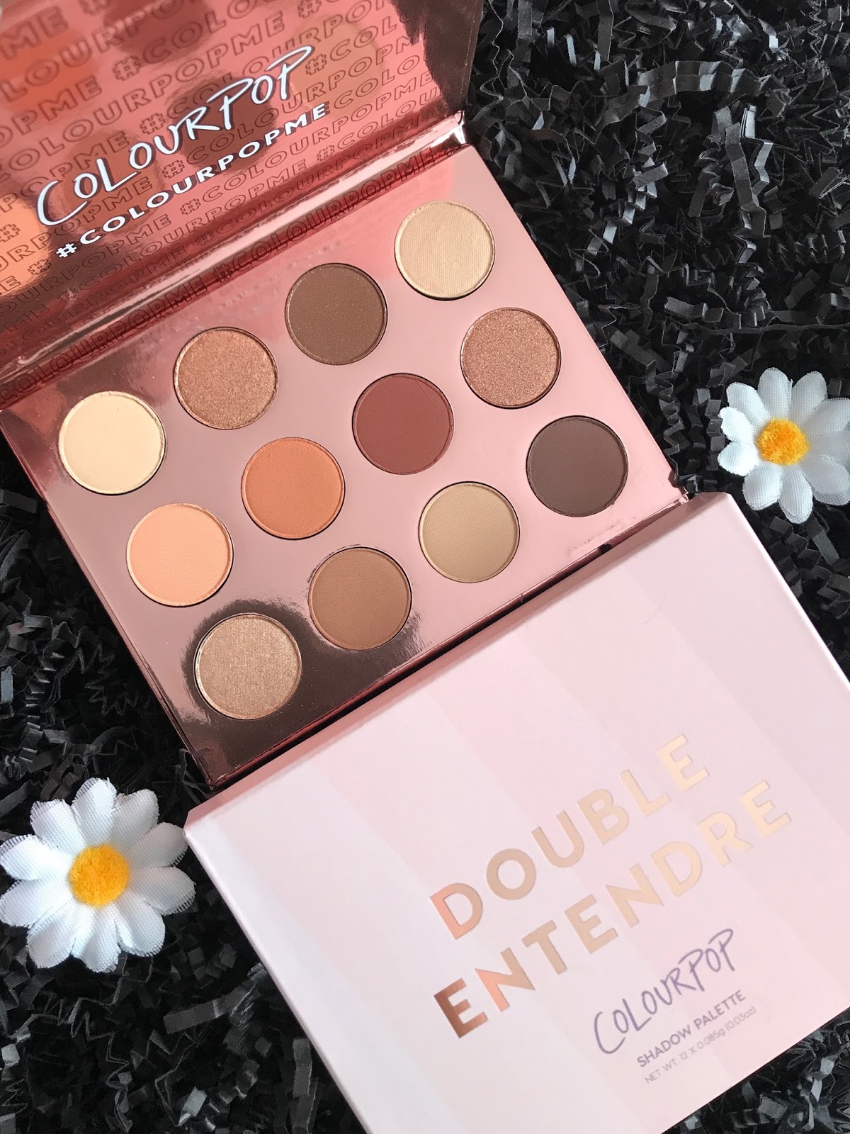 Colourpop Double Entendre Palette Review Swatches Red