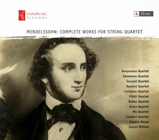 Mendelssohn - complete string quartets - Champs Hill Records