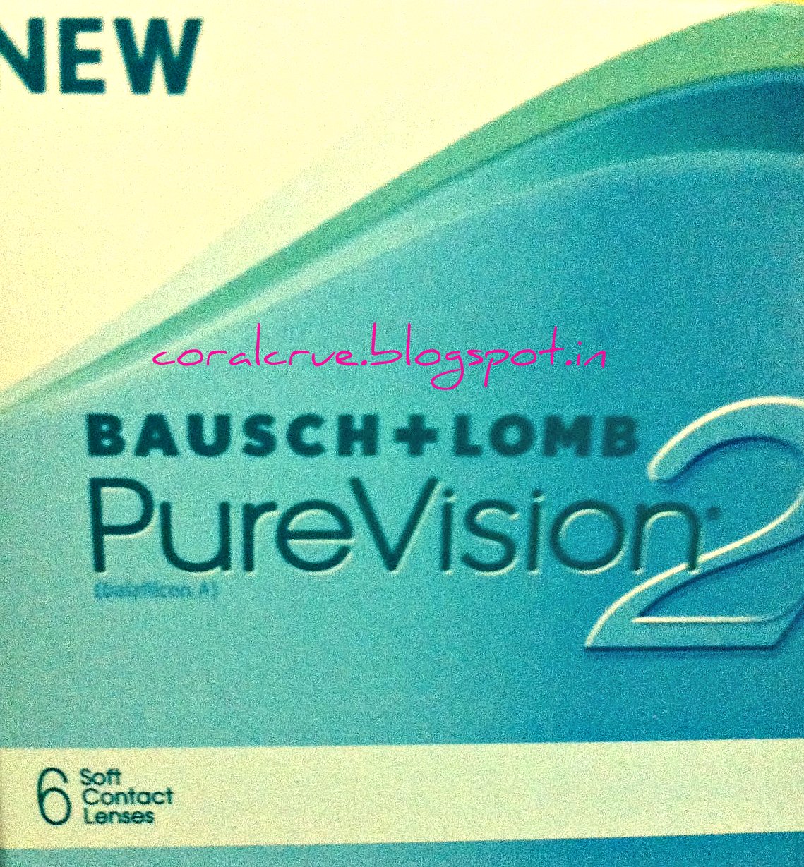 Bausch and Lomb Purevision 2 Soft Contact Lenses Review | Coral Crue