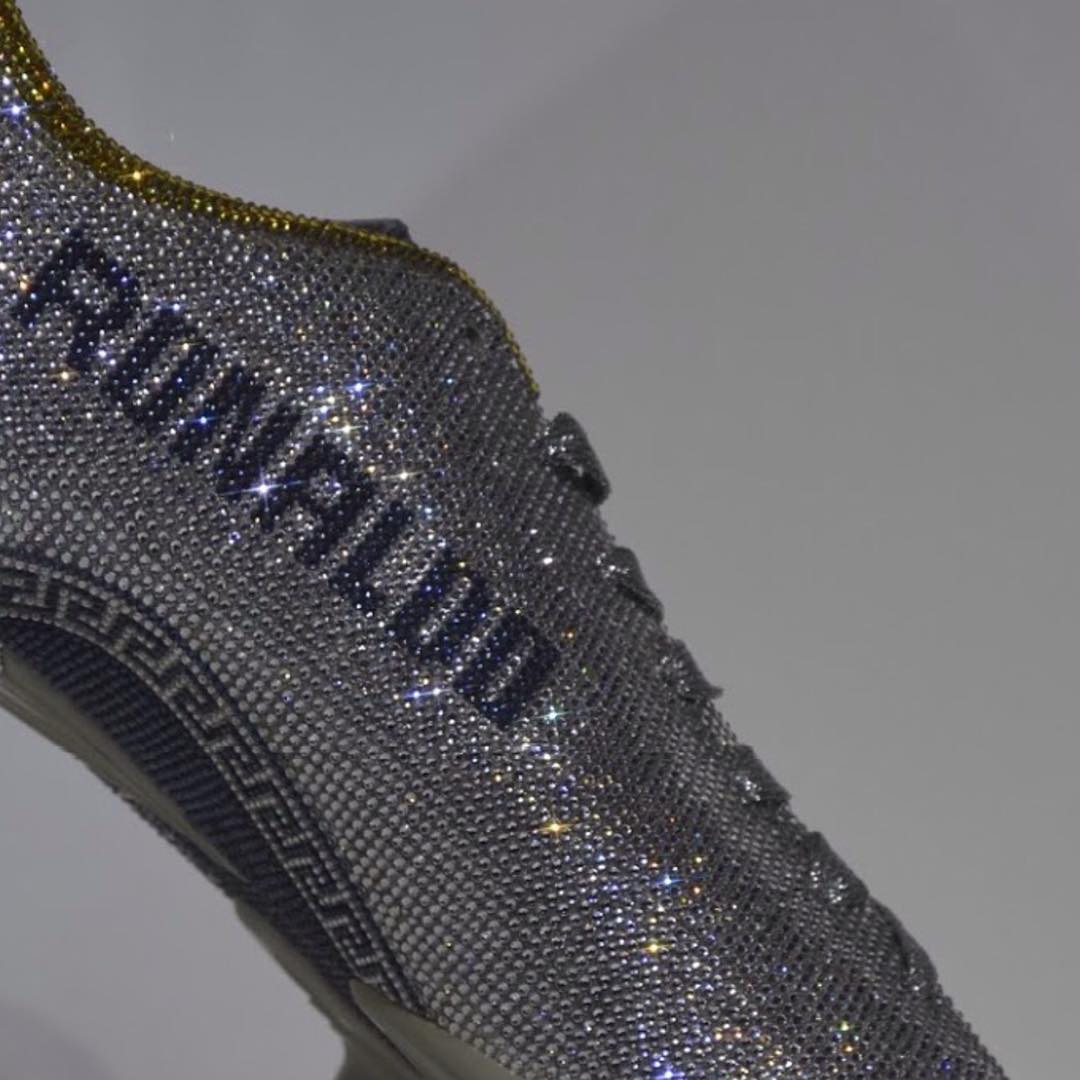 Insane HandMade Nike Mercurial Cristiano Ronaldo Swarovski Crystal