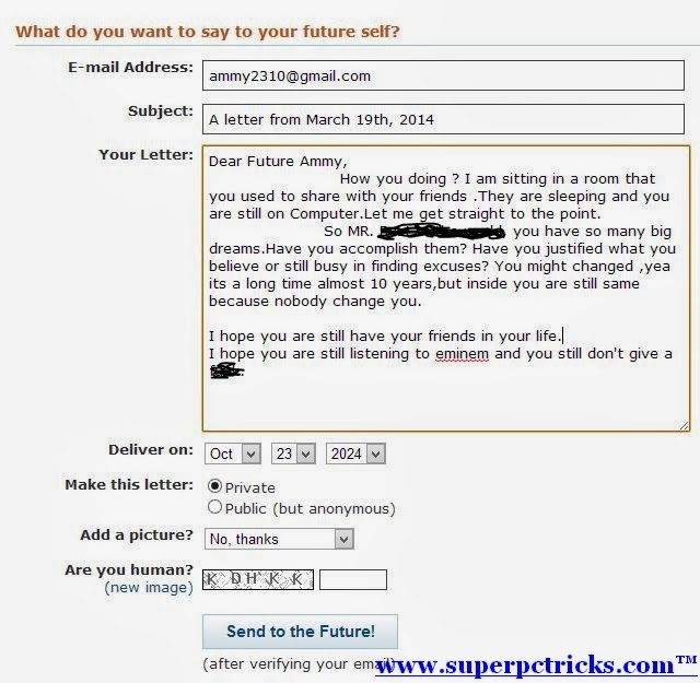 Computer Tips And Tricks 2020 Send A Letter To Your Future Self