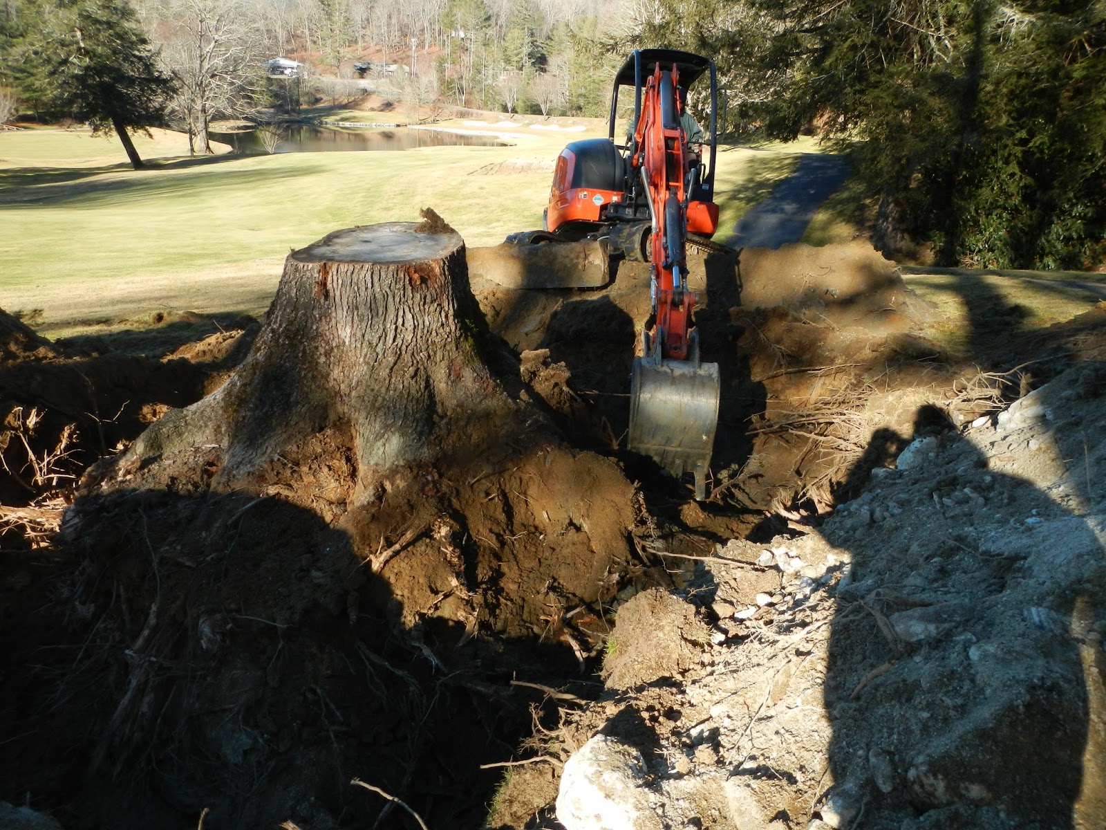Highlands Falls Country Club Golf Course Maintenance Tree Work and