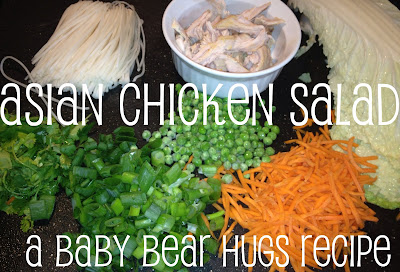 Asian chicken salad ingredients 