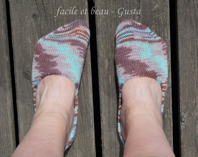 facile et beau - Gusta: Toetsies - gestrickte Füßlinge