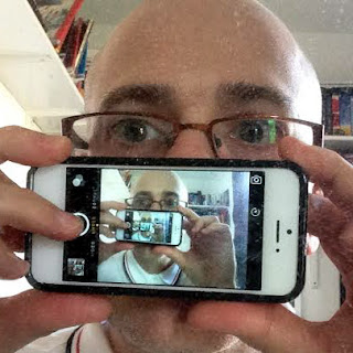 selfie with iPhone