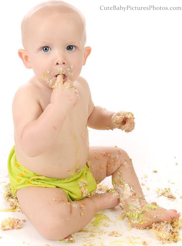 Babies Eating Cake Enter your blog name here
