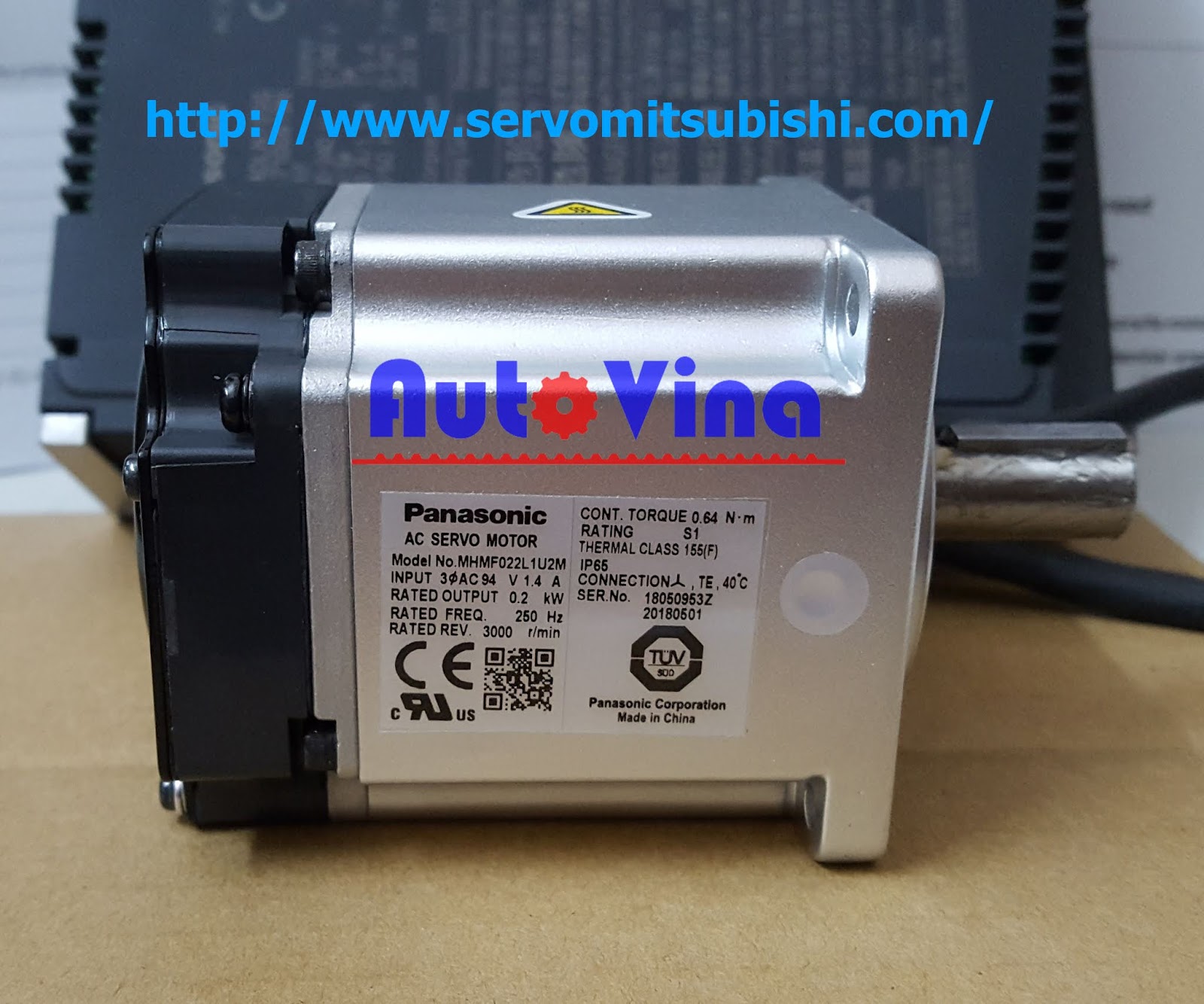 Động cơ servo 200W MHMF022L1U2M Đại lý bán động cơ Servo Panasonic 200W MHMF022L1U2M