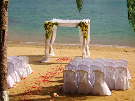 inexpensive beach weddings