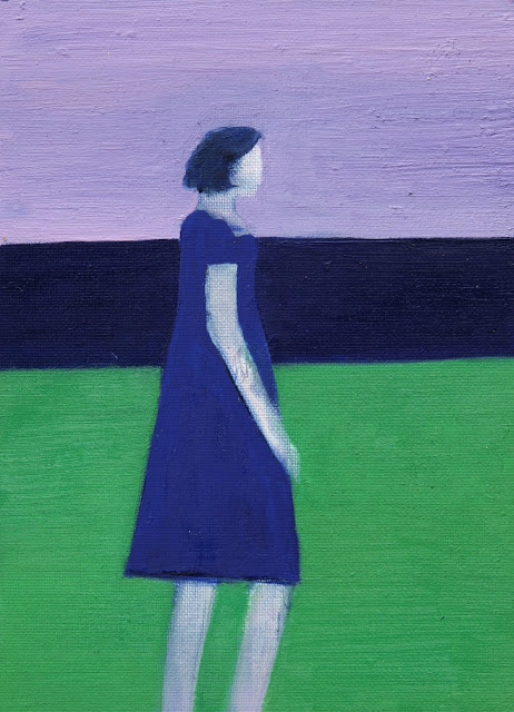 Martha Opera Woman, 2016 by Tom Hammick - Oil on board Martha Opera Woman, 2016 by Tom Hammick - Oil on board