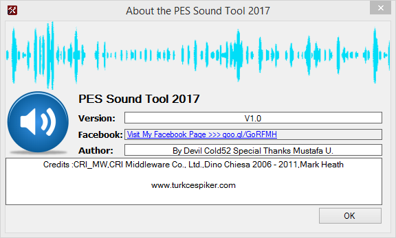 PES 2017 Sound Tool dari Devil Cold52