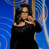 Oprah Winfrey becomes the first black woman to win the Cecil B DeMille award at the Golden Globes.