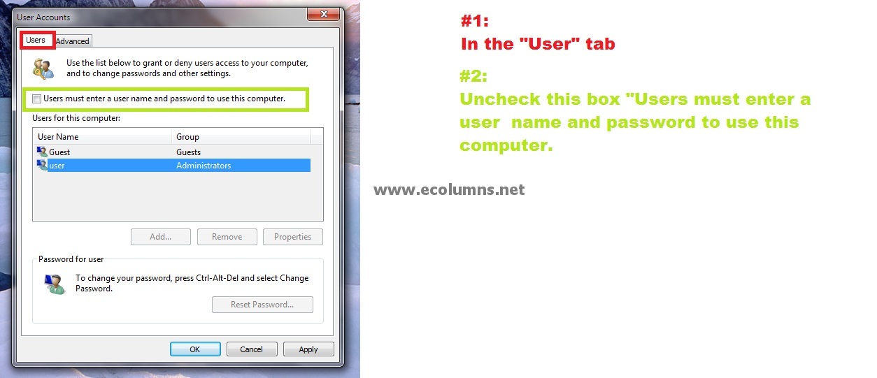 How To Enable Autologin In Microsoft Windows 7