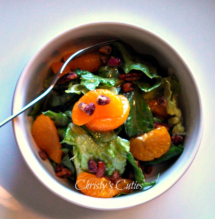 Christy's Cuties Mandarin Orange and Pecan Salad