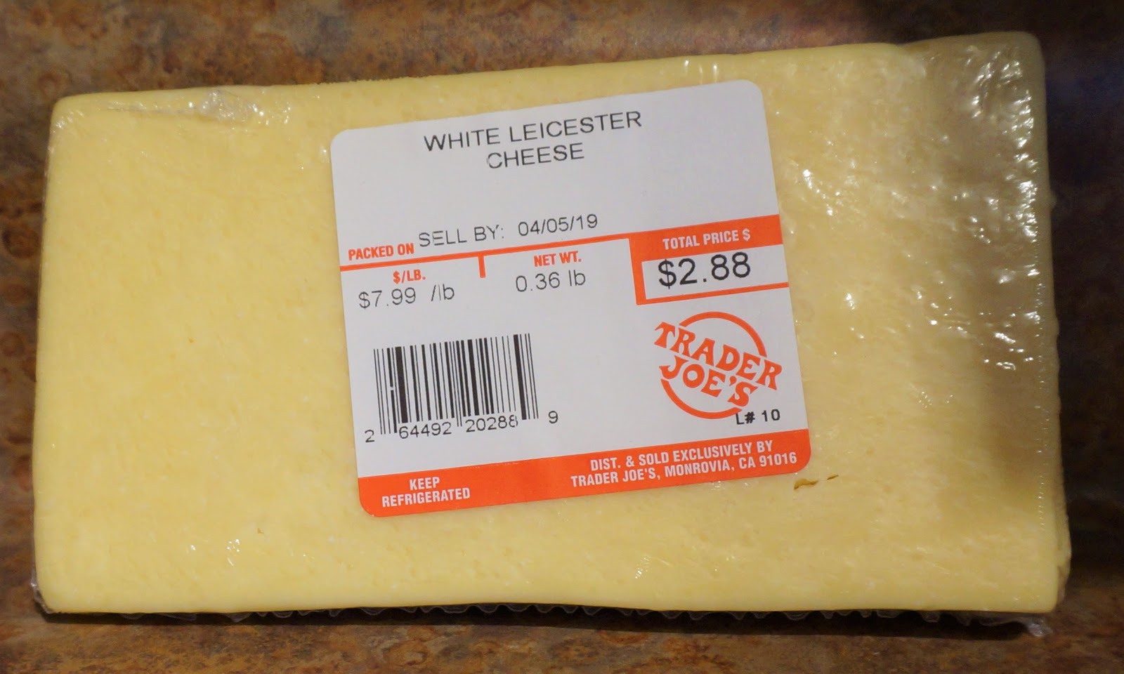 Exploring Trader Joe's Trader Joe's White Leicester Handmade Hard Cheese