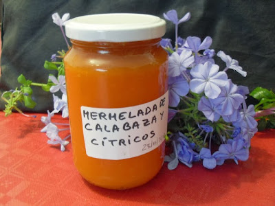 Mermelada de calabza y cítricos.