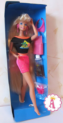 Кукла барби блондинка Glitter Hair 1993 года